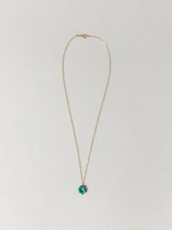 Turquoise Flower Necklace