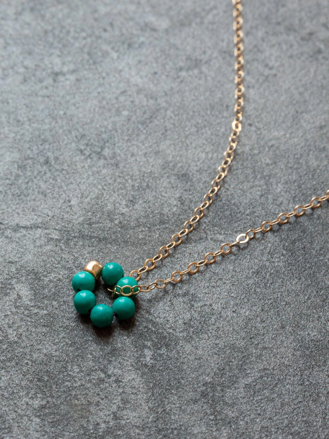 Turquoise Flower Necklace 4 Turquoise Flower Necklace - Image 2