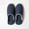 ABE Canvas Home Shoes - Lined 2 ABE Canvas Home Shoes - Lined -Rikumo Abe Sangyo ABE Canvas Home Shoes Wool Lined Grey 1
