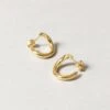 Ivy Pierce Earrings - Thick 1 Ivy Pierce Earrings - Thick -Rikumo Byoka Ivy Pierce Earrings Thick Gold 2