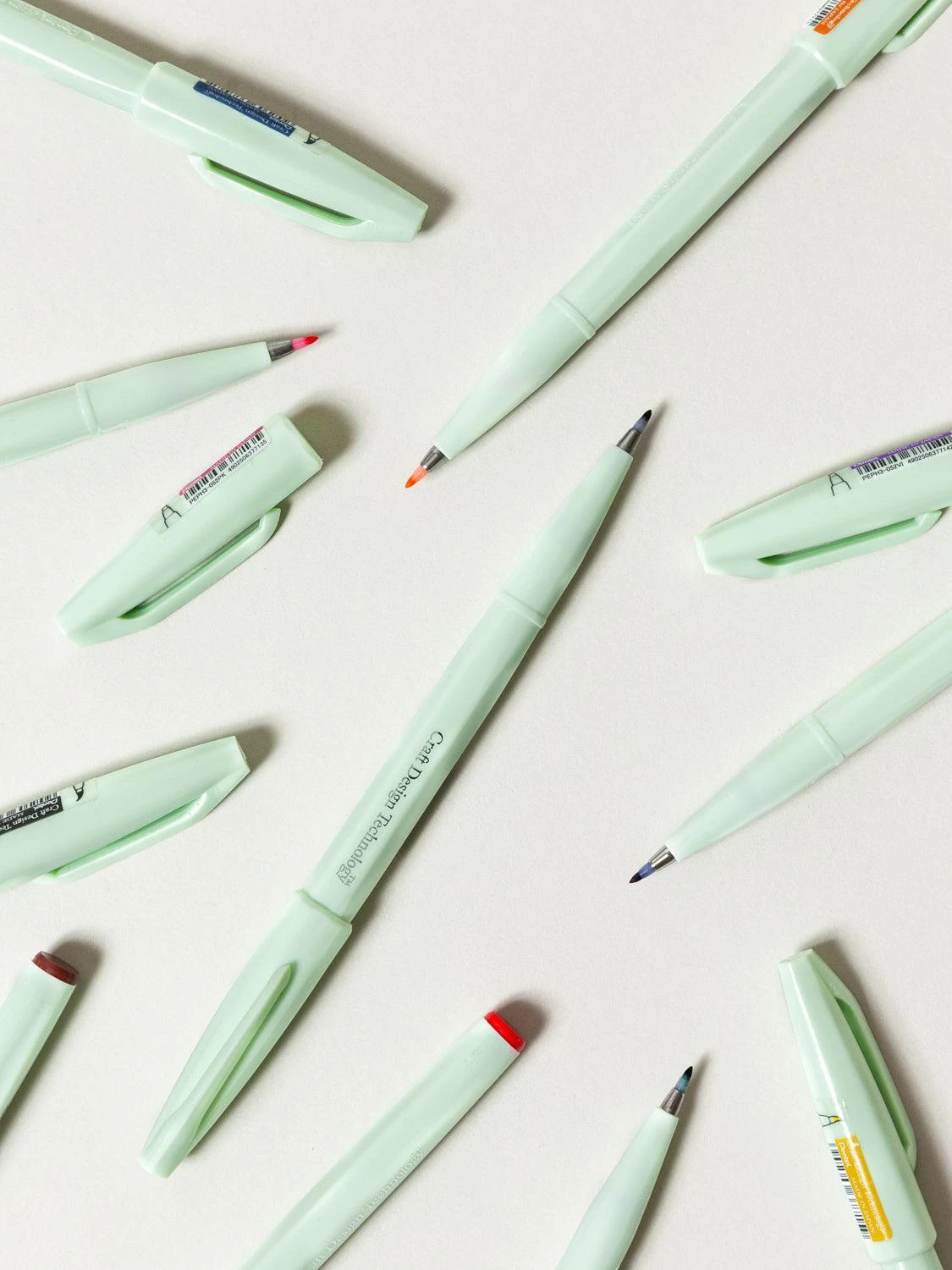 CDT Brush Sign Pens - 10-Pack, Assorted Colors - Image 3