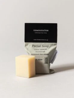 Fermenstation Facial Soap -Rikumo Fermenstation Facial Soap Natural 2