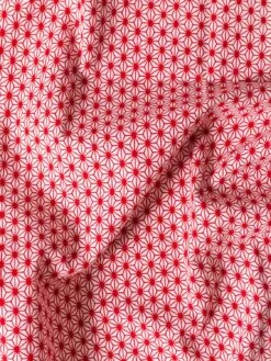 Kamawanu Tenugui - Hemp 11 Kamawanu Tenugui - Hemp -Rikumo Four Design Kamawanu Tenugui Hemp Red 3