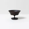 Sinafu Small Stand Bowl - Hasori (Black)