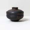 Tsumugi Wooden Bowl With Lid - Gunbai (Black)