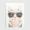 Greeting Card - One Cool Cat