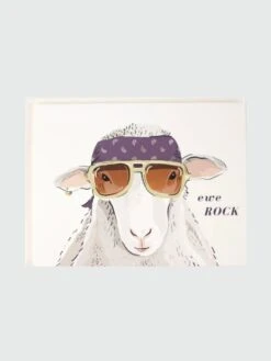 Greeting Card - Ewe Rock