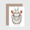 Greeting Card - Bunny Maracas