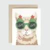 Greeting Card - Merry Merry Cat -Rikumo Greeting Card Template MerryCat