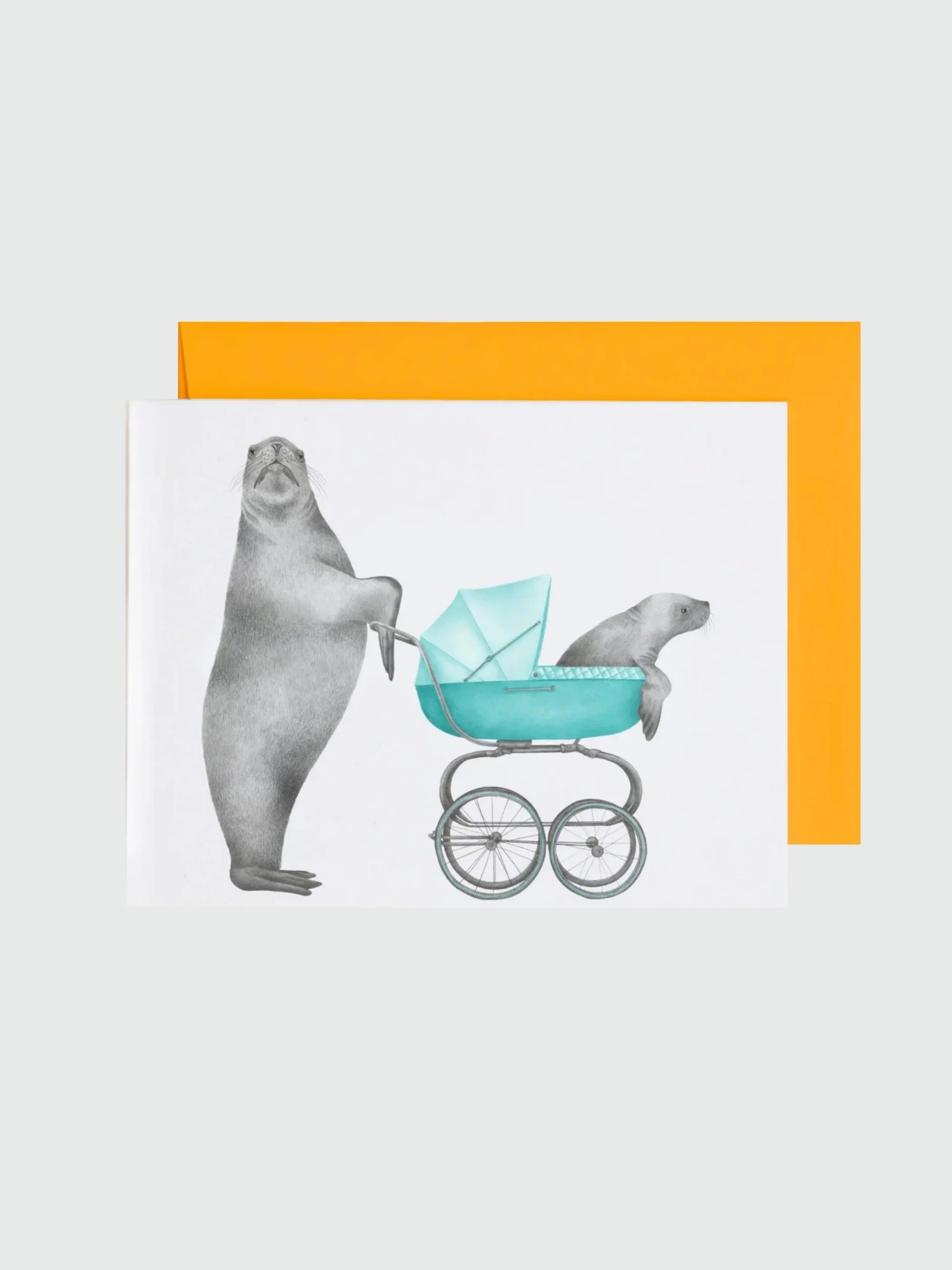 Greeting Card - Easton & Mino Scarborough Steller Sea Lion 3 Greeting Card - Easton & Mino Scarborough Steller Sea Lion
