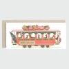Greeting Card - Christmas Trolley -Rikumo Greeting Card Template XmasTrolley