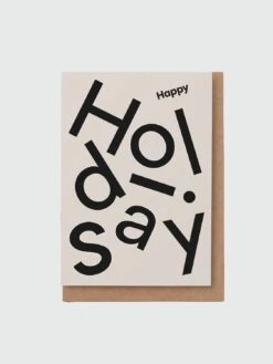 Greeting Card - Happy Holidays, Pack Of 6