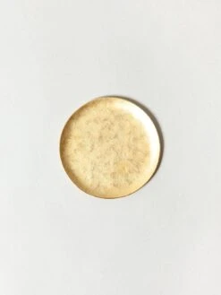 H Okuzawa Plate - Small 11 H Okuzawa Plate - Small -Rikumo Hana Okuzawa Plate Small Brass 1