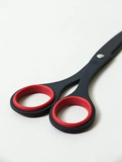 Allex Matte Black Stainless Steel Scissors -Rikumo Hayashi Cutlery Allex Matte Black Stainless Steel Scissors Red 2