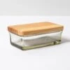 Hirota Glass Butter Dish 1 Hirota Glass Butter Dish -Rikumo Hirota Glass Co Ltd Glass Butter Case 2