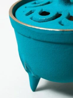 Wave Incense Holder -Rikumo IWACHU Incense Holder Wave Turquoise 4