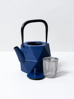 Iwachu Zakuro Cast Iron Teapot 8 Iwachu Zakuro Cast Iron Teapot -Rikumo IWACHU Iwachu Zakuro Cast Iron Tea Pot Navy 2
