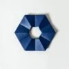 Iwachu Cast Iron Trivet - Origami Blue 2 Iwachu Cast Iron Trivet - Origami Blue -Rikumo Iwachu Cast Iron Trivet Origami Blue 1