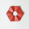 Iwachu Cast Iron Trivet - Origami Red 1 Iwachu Cast Iron Trivet - Origami Red -Rikumo Iwachu Cast Iron Trivet Origami Red 1