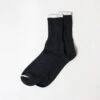 Silk Cotton Socks, Black 2 Silk Cotton Socks, Black -Rikumo Knitwin Silk Cotton Socks Black 1