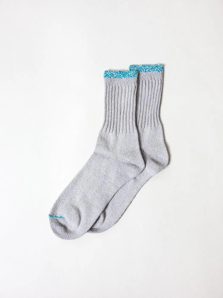 Silk Cotton Socks, Grey 3 Silk Cotton Socks, Grey
