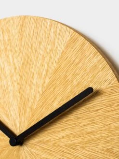 Rays Wall Clock 11 Rays Wall Clock -Rikumo MORIKOUGEI CO LTD Rays Wall Clock Natural Oak 1