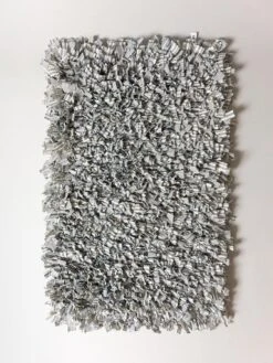 Matsusaka Cotton Ribbon Rug 9 Matsusaka Cotton Ribbon Rug -Rikumo Marukawa Shoten Matsusaka Cotton Ribbon Rug Grey 1