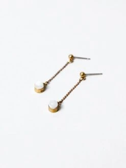 Megumi Aqua Drop Earrings