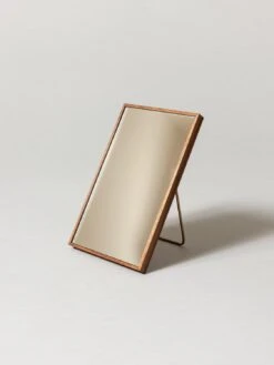 Hanada Stand Mirror -Rikumo Mika Hanada Stand Mirror Walnut 1