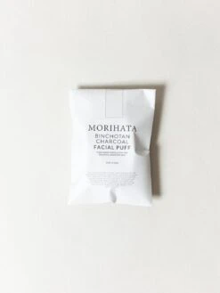 Morihata Binchotan Charcoal Facial Puff -Rikumo Morihata Binchotan Charcoal Facial Puff 1 5ccbf047 7dd9 4ca3 800a 08d9b26c417c
