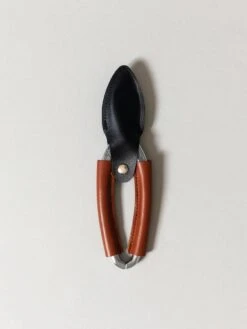 Leather Ikebana Scissors 13 Leather Ikebana Scissors -Rikumo New Nippon Functional Foods Leather Ikebana Scissors 3