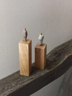 Olectronica Wooden Statuette - Natural -Rikumo Olectronica Wooden Statuette Lifestyle 1