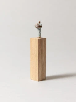 Olectronica Wooden Statuette - Natural -Rikumo Olectronica Wooden Statuette Natural C 1