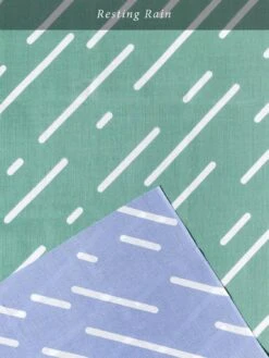 Hirali Tenugui 21 Hirali Tenugui -Rikumo Resting Rain