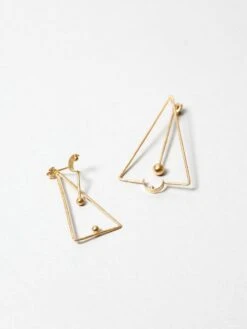 SUNn Triangle Earrings