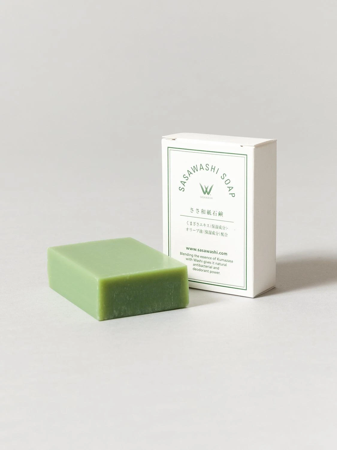 Sasawashi Bamboo & Olive Oil Soap 3 Sasawashi Bamboo & Olive Oil Soap