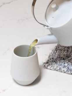Frustum Porcelain Teapot -Rikumo Shinzangama Yamatsu Lifestyle 11