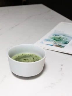 Frustum Porcelain Matcha Bowl 9 Frustum Porcelain Matcha Bowl -Rikumo Shinzangama Yamatsu Lifestyle 7