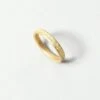 Center Cast 18K Gold Wedding Band