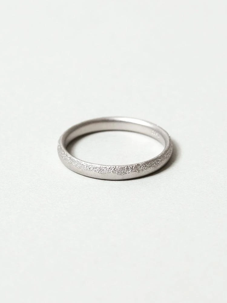 Edge Cast Platinum Wedding Band 4 Edge Cast Platinum Wedding Band - Image 2