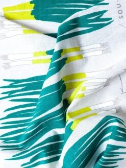 SOU•SOU Tenugui - Scallions 9 SOU•SOU Tenugui - Scallions -Rikumo Sou Sou Tenugui Towel Scallions 3