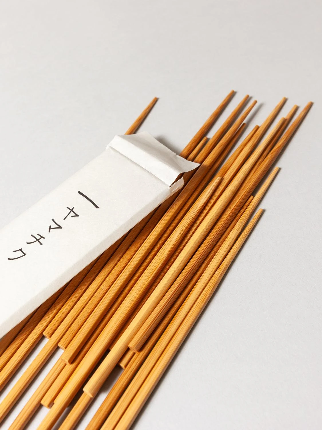 Susu Bamboo Chopstick Set - Natural, Pack Of 10 4 Susu Bamboo Chopstick Set - Natural, Pack Of 10 - Image 2
