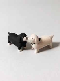 Wooden Animal - Dachshund, White 7 Wooden Animal - Dachshund, White -Rikumo T Lab Dachshund Group 1