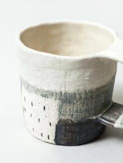 Rikumo -Rikumo Tasogaredo Ceramic City Mug Grey 2