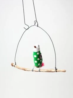 Roost Wire Bird Mobile -Rikumo Tasogaredo Roost Wire Bird Mobile 2