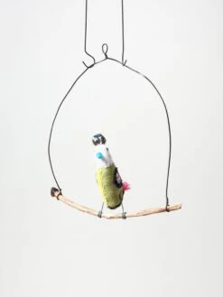 Roost Wire Bird Mobile -Rikumo Tasogaredo Roost Wire Bird Mobile 4