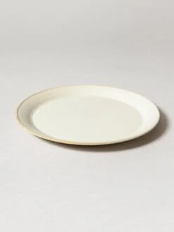 Puru Porcelain Plate 18 Puru Porcelain Plate -Rikumo Tojiki Tonya Puru Plate Beige 24cm 2