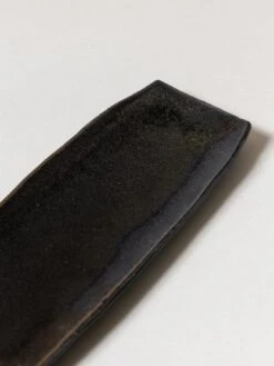 Kuro Minoyaki Long Plate -Rikumo Uproducts Kuro Minoyaki Long Plate 2