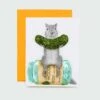 Violet Mortimer Fox Squirrel - Greeting Card -Rikumo VioletMortimerFoxSquirrelGreetingCard