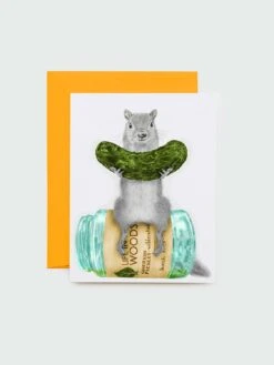 Violet Mortimer Fox Squirrel - Greeting Card